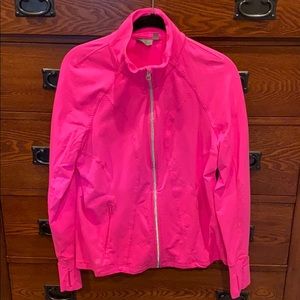Athleta bright pink Hope Jacket size large